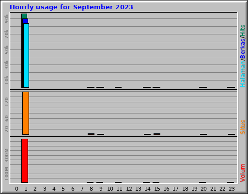 Hourly usage for September 2023 Hourly usage for September 2023