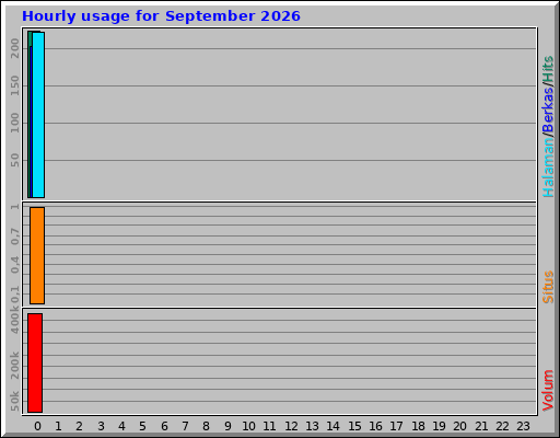 Hourly usage for September 2026